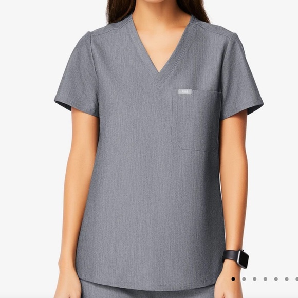 Figs Tops - FIGS Graphite CATRINA scrub top XS. Preowned, used & loved.